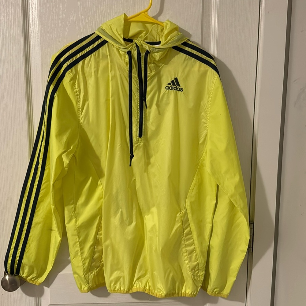 Adidas half zip windbreaker